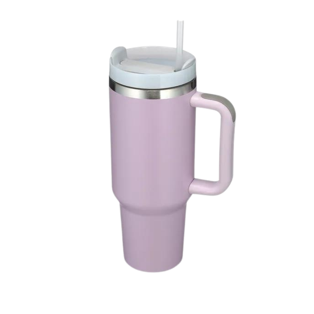 Tumbler Cup Car stor kapasitet med håndtak

 -Blush Pink - Ozerty