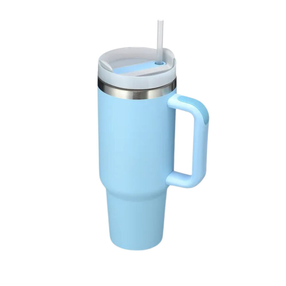 Tumbler Cup Car stor kapasitet med håndtak

 -Lyseblå - Ozerty