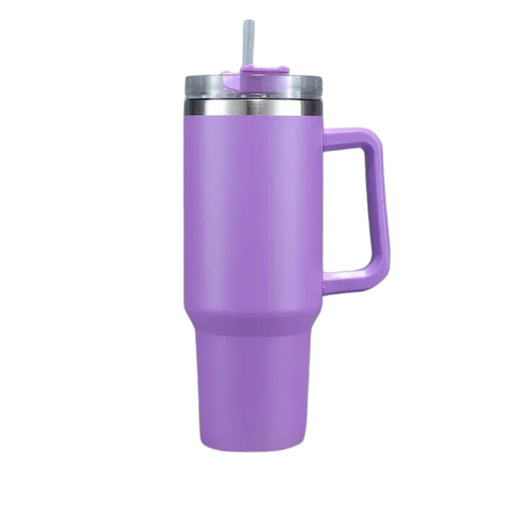 Tumbler Cup Car stor kapasitet med håndtak

 -Lyselilla - Ozerty