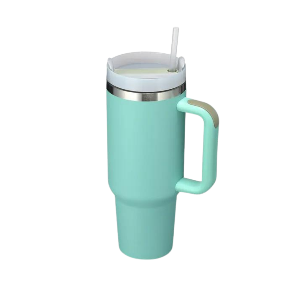 Tumbler Cup Car stor kapasitet med håndtak

 -Ertegrønn - Ozerty