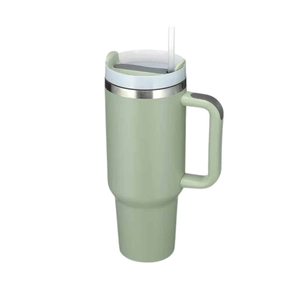 Tumbler Cup Car stor kapasitet med håndtak

 -Pistasj - Ozerty