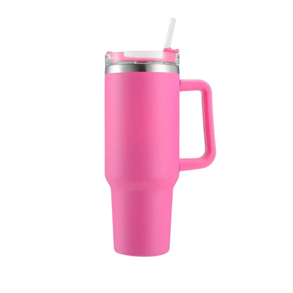 Tumbler Cup Car stor kapasitet med håndtak

 -Roserød - Ozerty