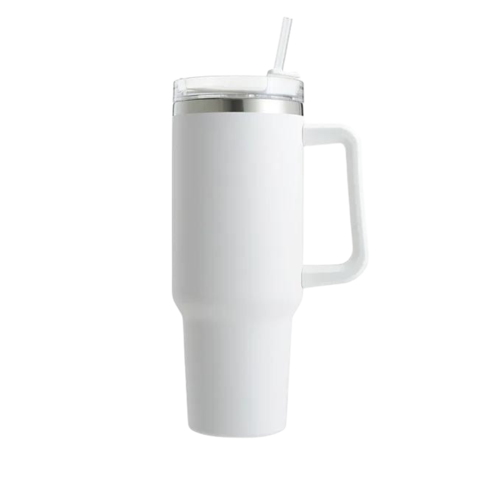 Tumbler Cup Car stor kapasitet med håndtak

 -Hvit - Ozerty